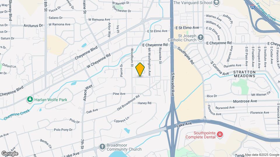 Broadmoor Villas Map and Location Details