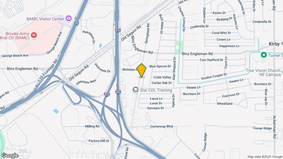 2521 Corian Glen Dr Map and Location Details