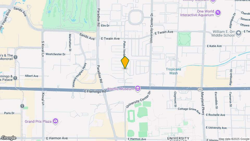 3980 Palos Verdes St Map and Location Details