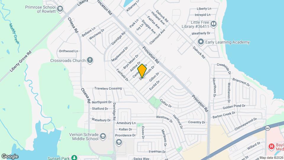 7306 Dartmouth Dr Map and Location Details