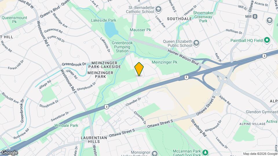 825 Stirling Ave S Map and Location Details