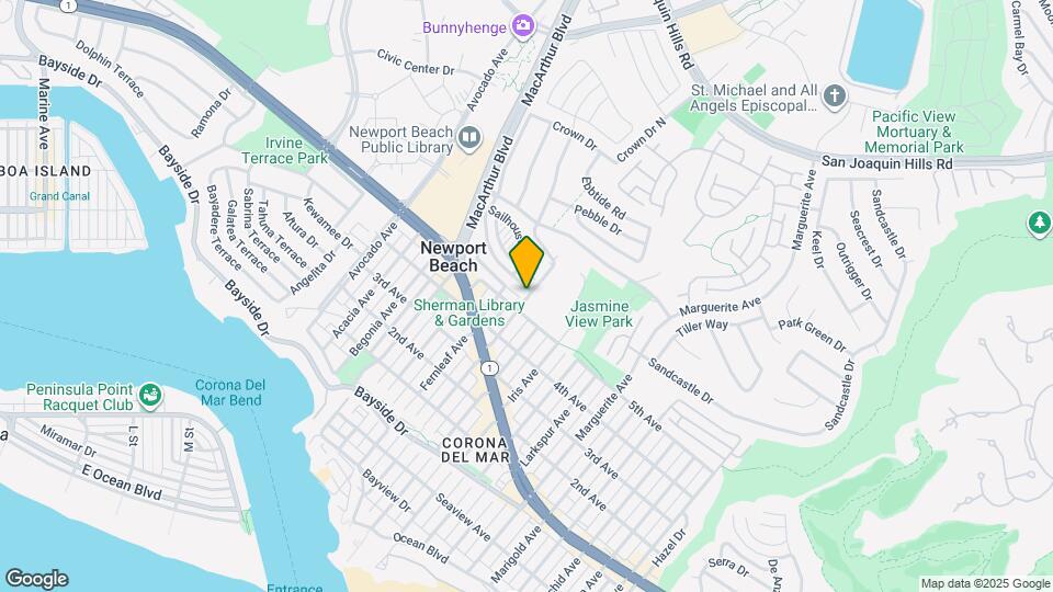 2750 Point Del Mar Map and Location Details