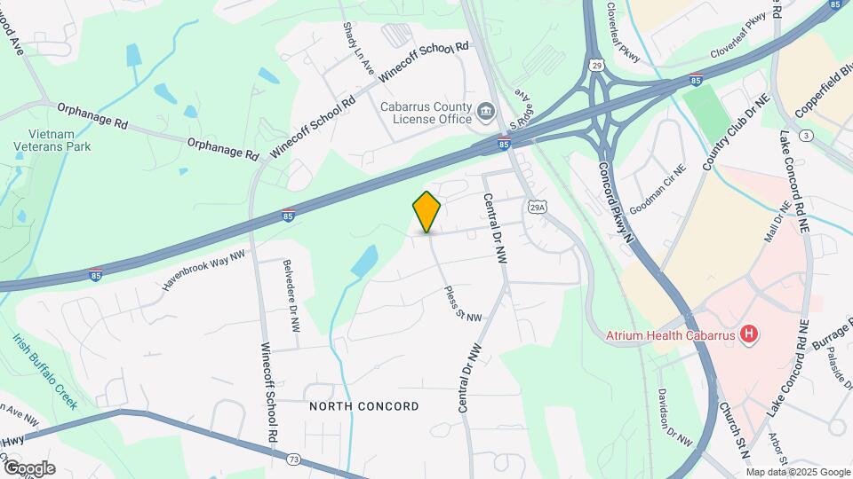 227 Parkwood Dr NW Map and Location Details