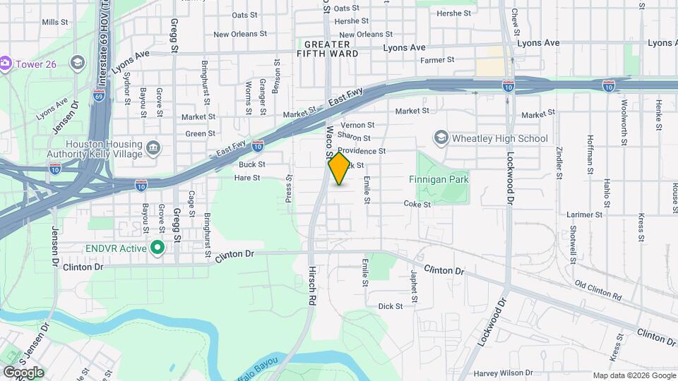 4439 Gunter St Map and Location Details