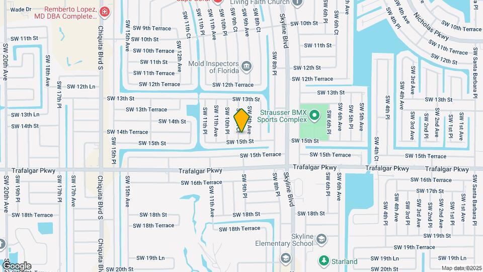 1421 SW 9th Ct Map and Location Details