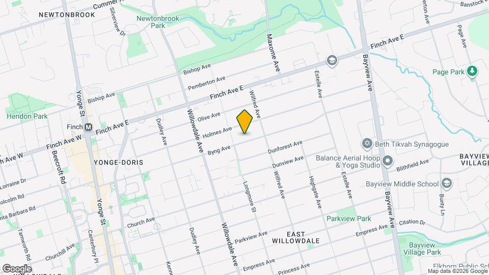 212 Byng Ave Map and Location Details