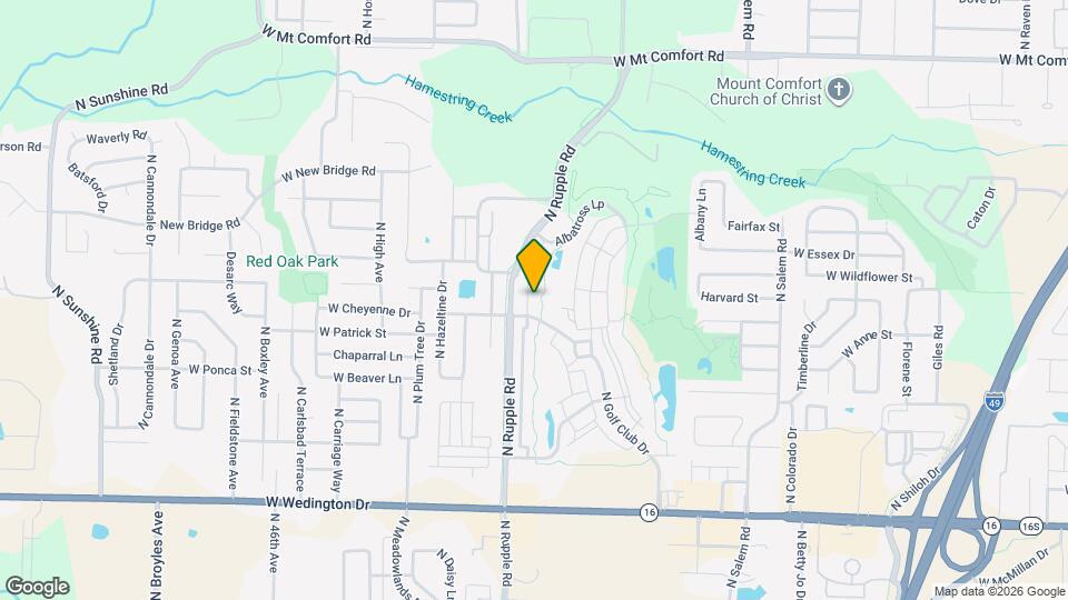1660 N Izard Ln Map and Location Details