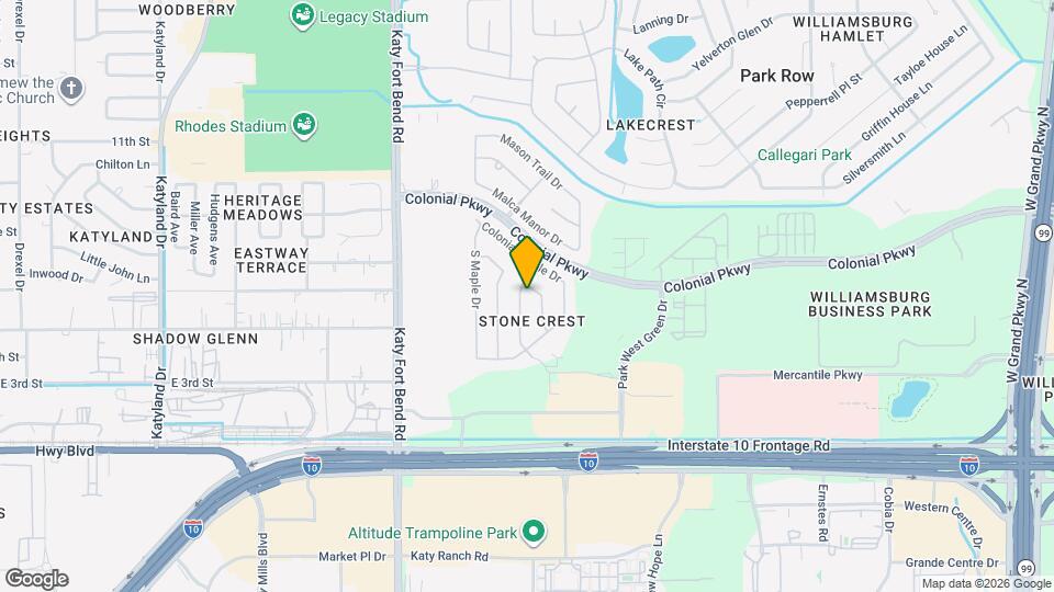 1318 Colonial Manor Dr Map and Location Details