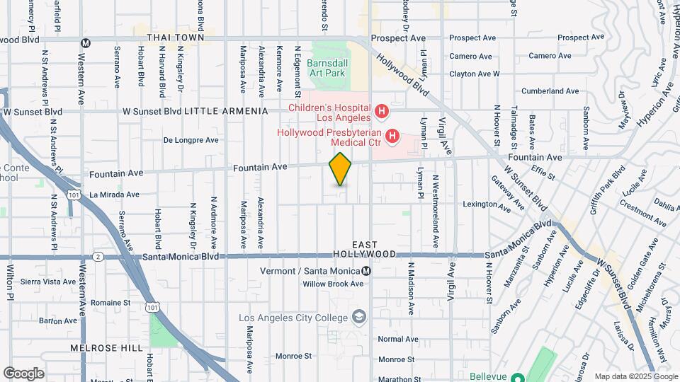 1219 N New Hampshire Ave Mapa y Detalles de la Ubicación