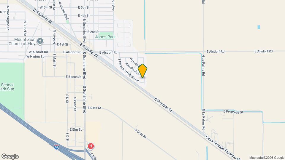 291 S Picacho Heights Rd Map and Location Details