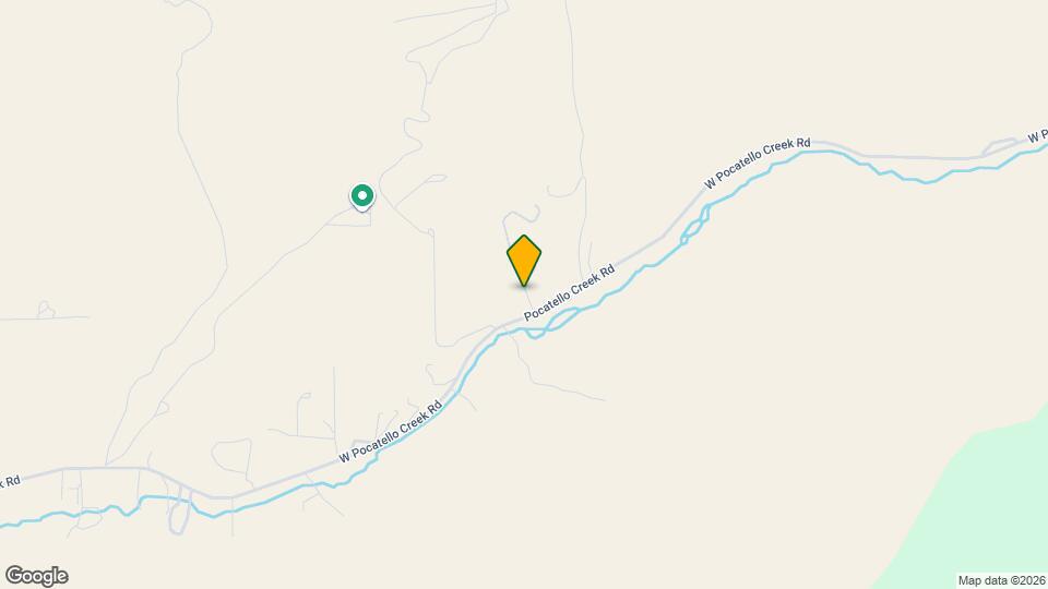 7646 W Pocatello Creek Rd Map and Location Details