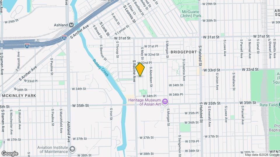 3324 S May St Map and Location Details