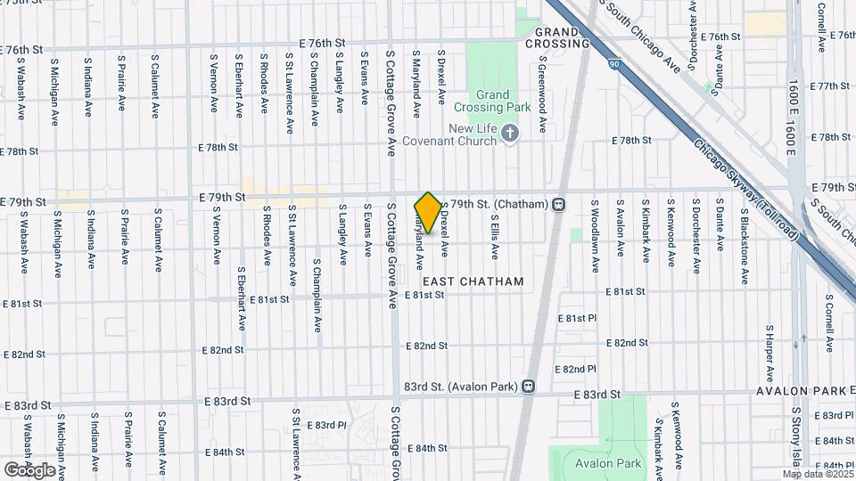 7955-7957 S Maryland Ave Map and Location Details