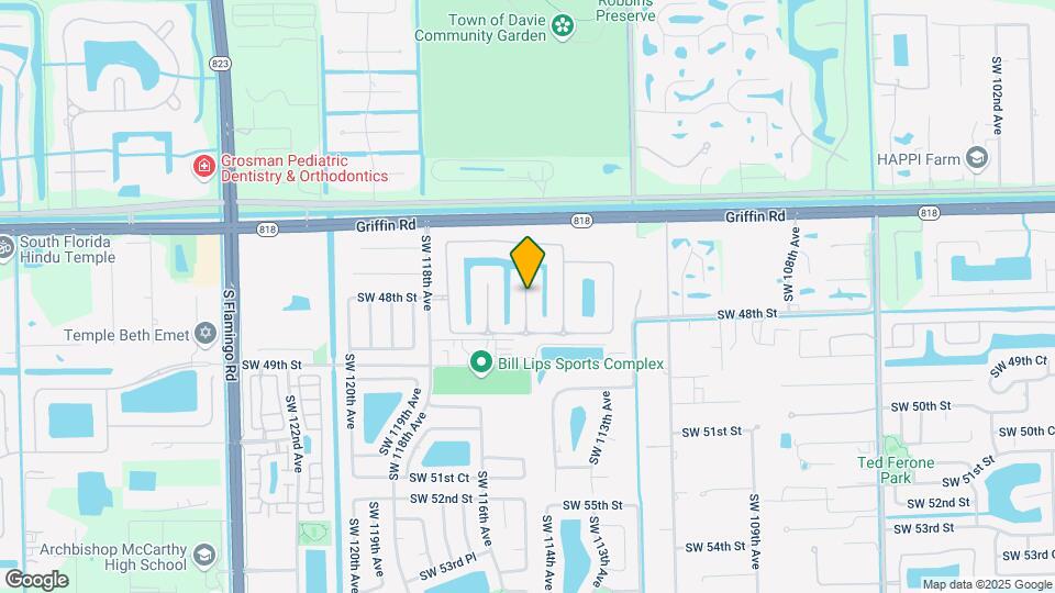 4458 SW 122nd Wy Map and Location Details