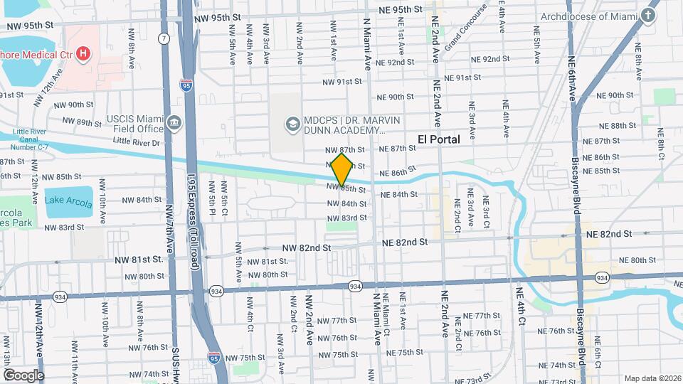 88 NW 85th St Map and Location Details