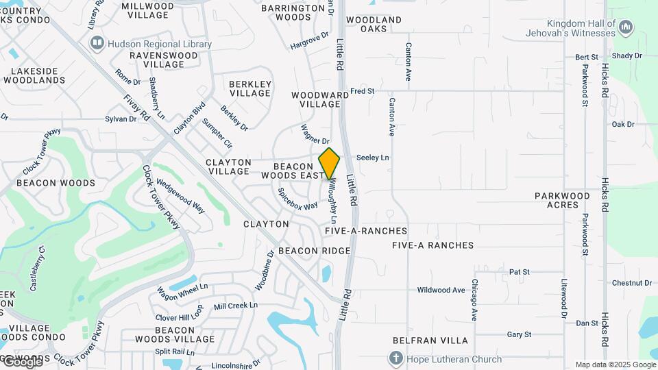 13005 Willoughby Ln Map and Location Details