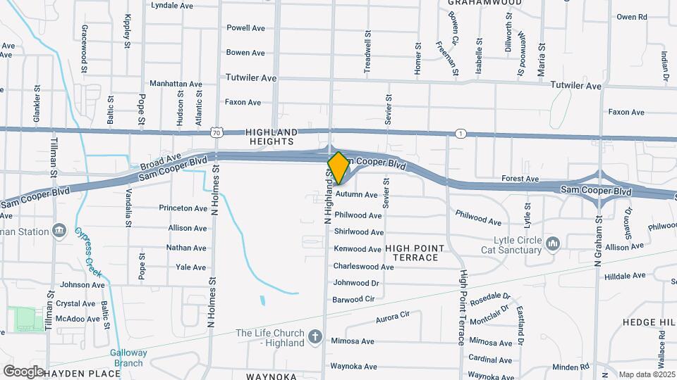 3512 Autumn Ave Map and Location Details