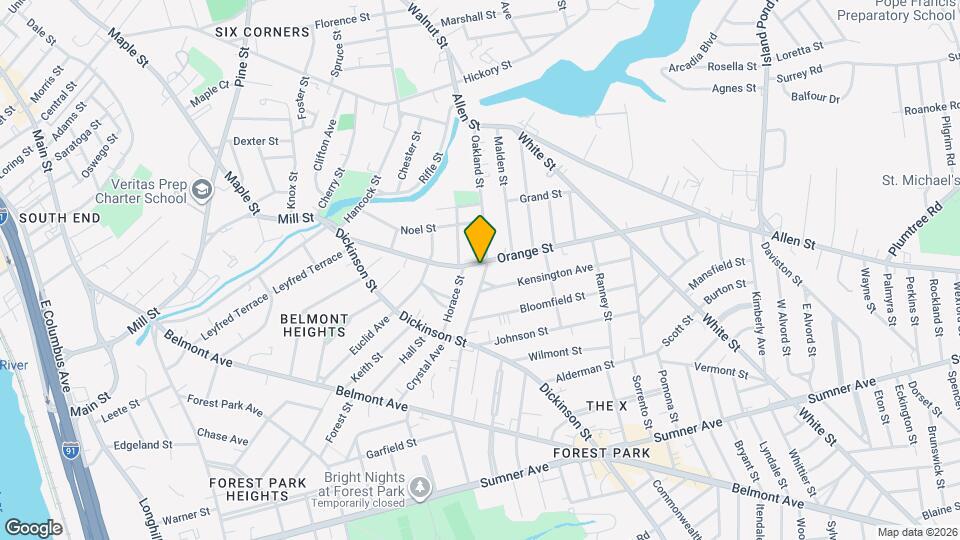 254 Oakland St Map and Location Details