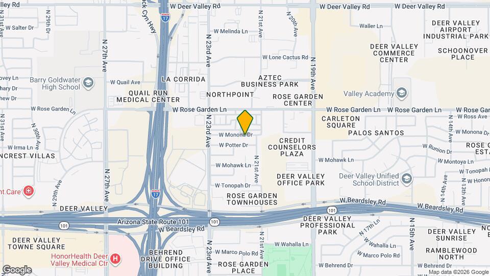 2121 W Monona Dr Mapa y Detalles de la Ubicación