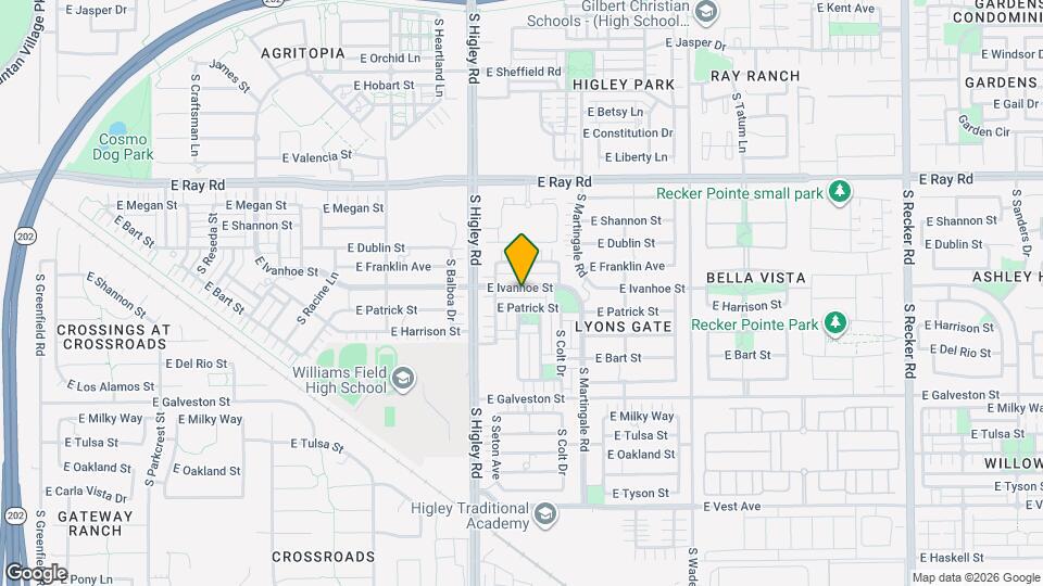 3289 E Ivanhoe St Mapa y Detalles de la Ubicación