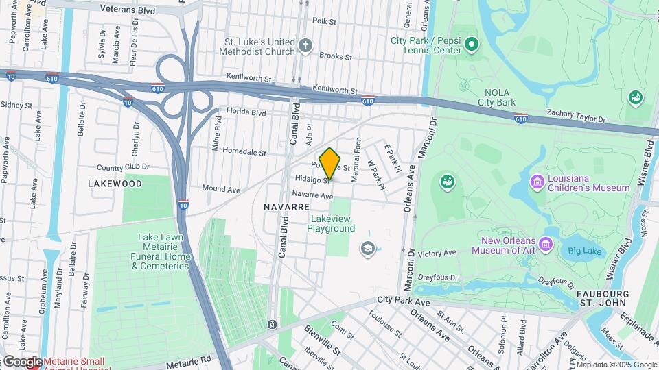 828 Hidalgo St Map and Location Details