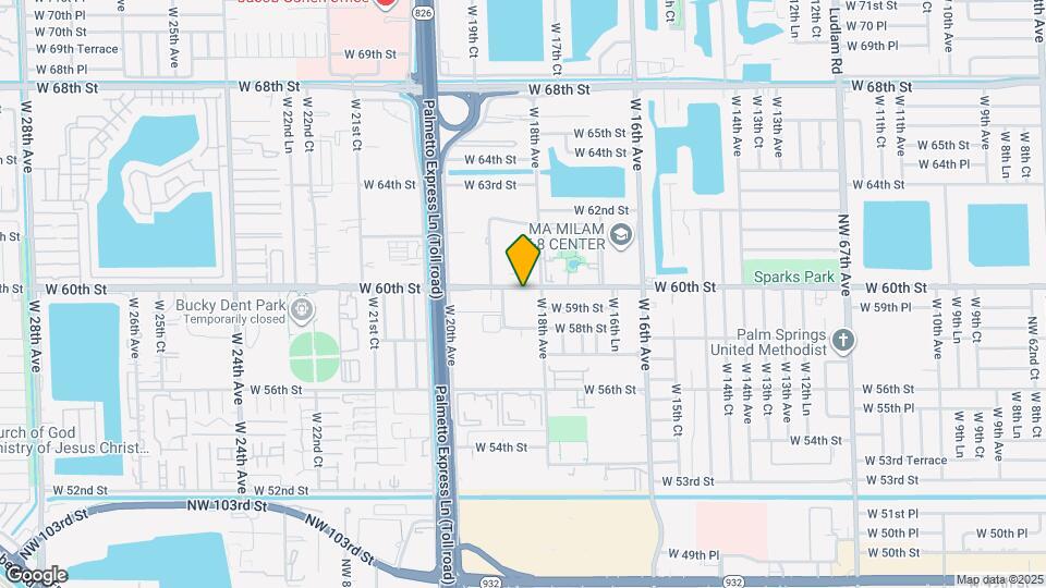 5962 W 18th Ave Map and Location Details