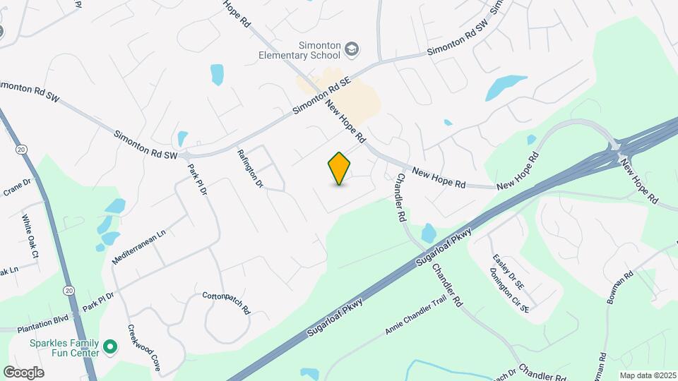 125 Chandler Ridge Ln SE Map and Location Details