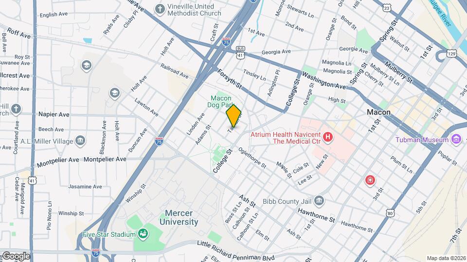 1012 Tattnall St Mapa y Detalles de la Ubicación