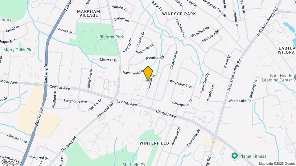 1801 Darbrook Dr Mapa y Detalles de la Ubicación