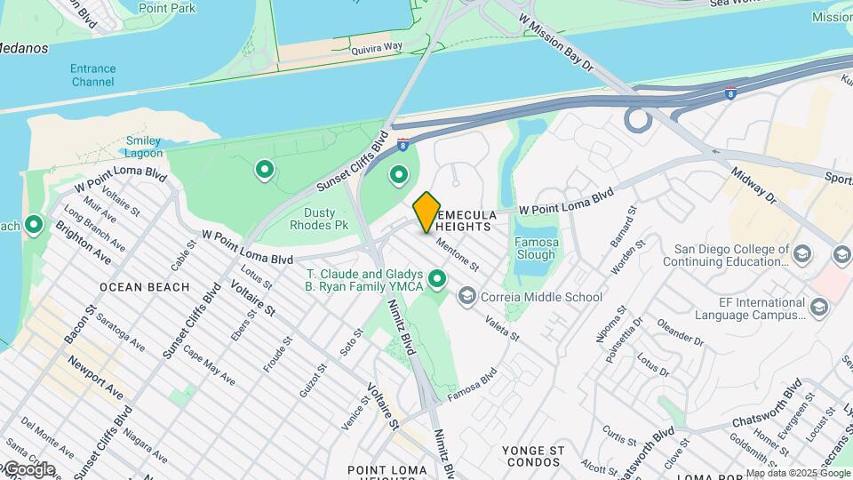 4451 Mentone St Map and Location Details