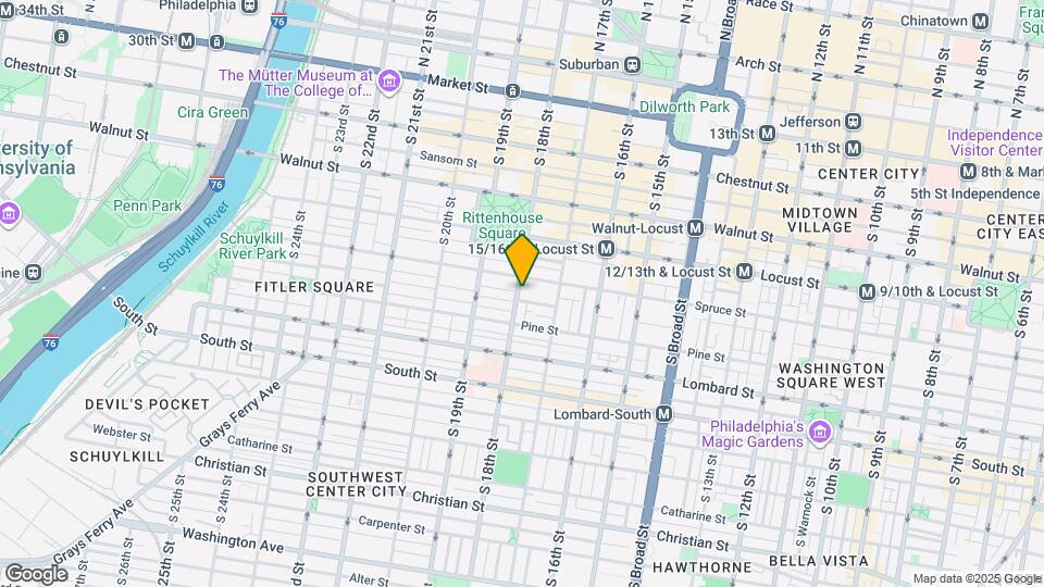 317 S 18th St Map and Location Details