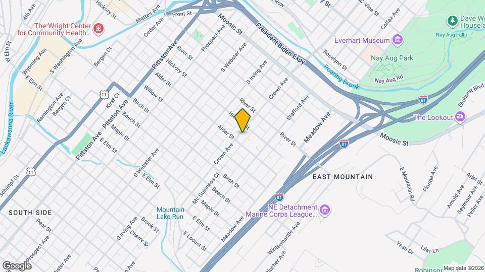 517 Crown Ave Map and Location Details