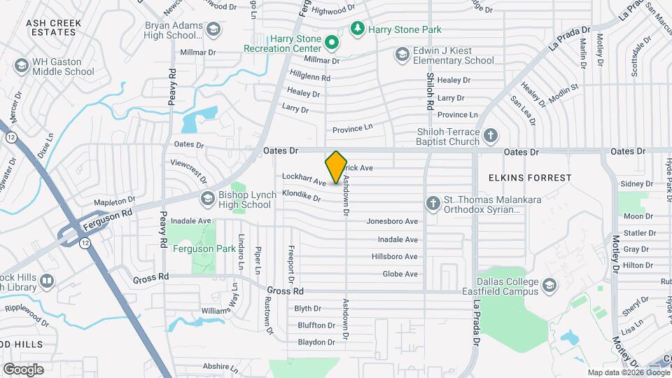 2436 Lockhart Ave Map and Location Details