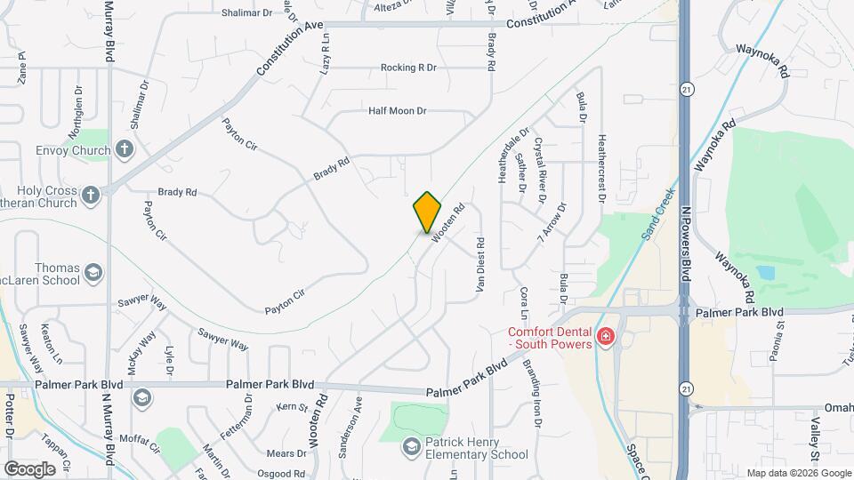 1822 Wooten Rd Map and Location Details