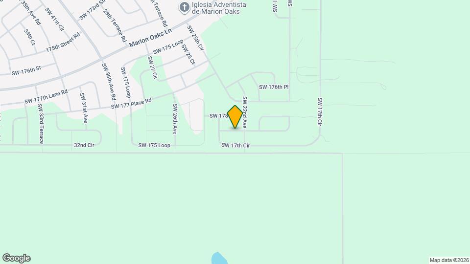 2232 SW 178th Lane Rd Mapa y Detalles de la Ubicación