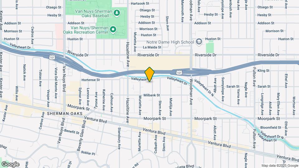 4547 Colbath Ave Map and Location Details