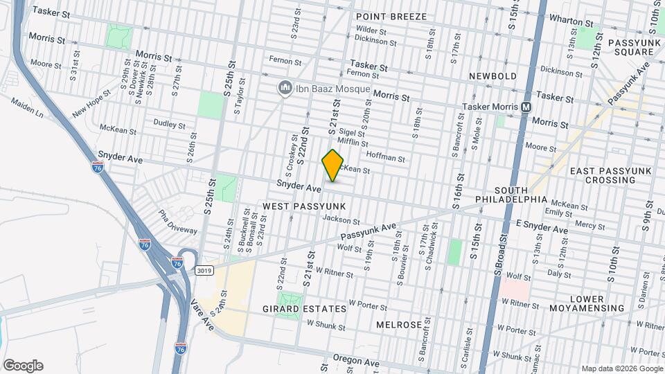 2045 Snyder Ave Mapa y Detalles de la Ubicación