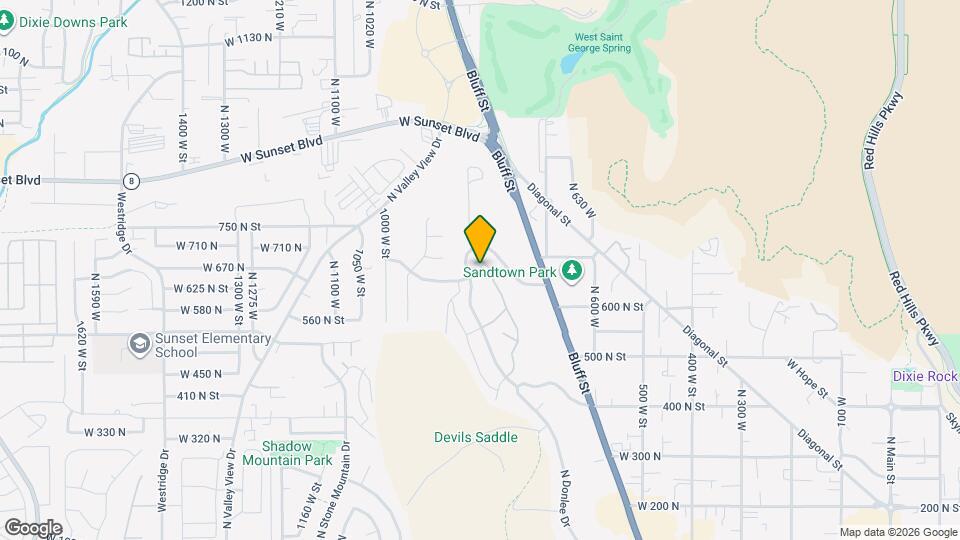 675 Ridge Rim Way Map and Location Details