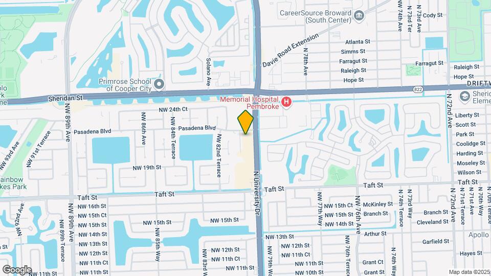 Aqua Residence @ Pembroke Pines Map and Location Details