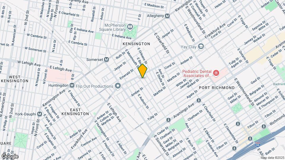 2049 E Cambria St Map and Location Details