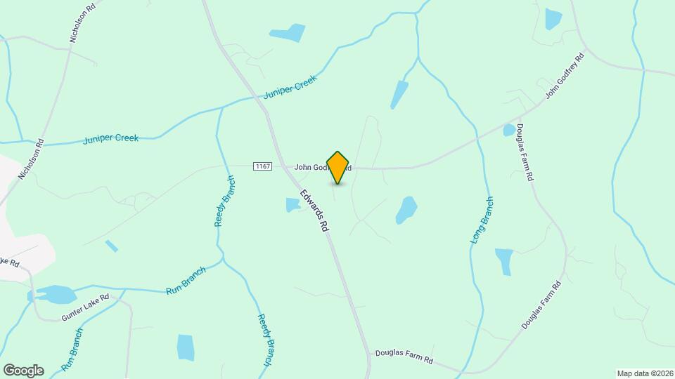 1019 John Godfrey Rd Map and Location Details