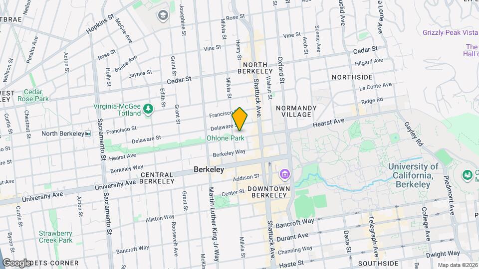 2013 Hearst Ave Map and Location Details