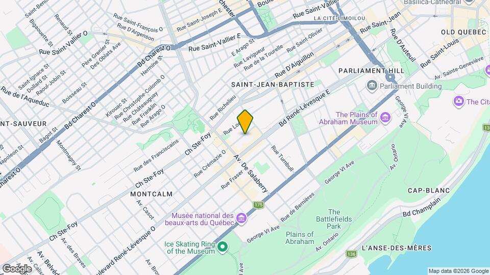 87 Crémazie Rue E Map and Location Details