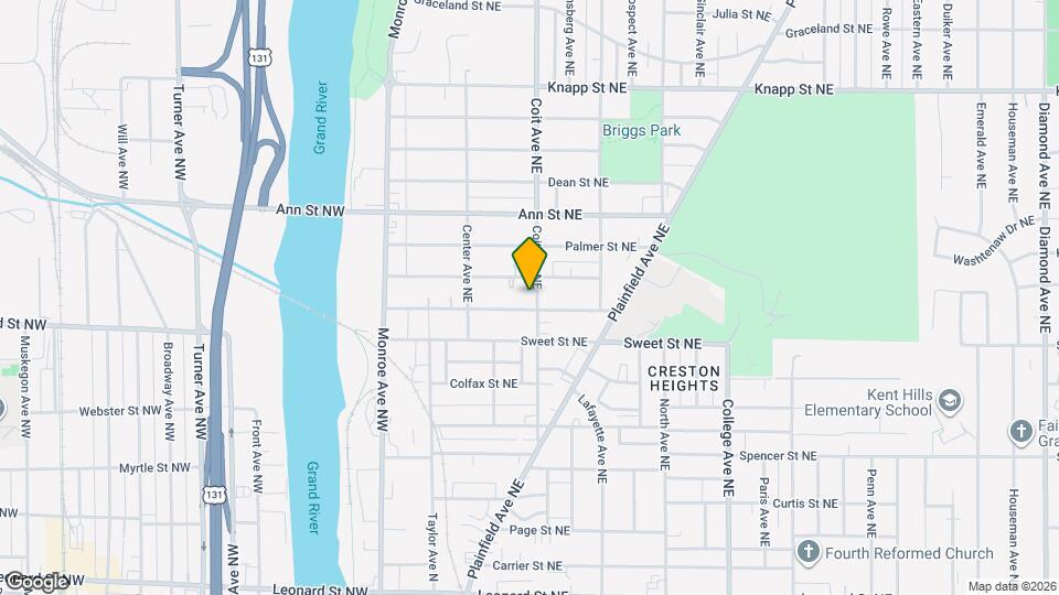 1645 Coit Ave NE Mapa y Detalles de la Ubicación