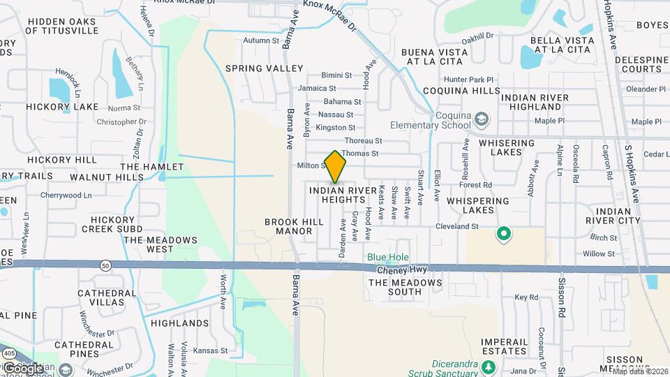 4415 Coleridge Ave Map and Location Details