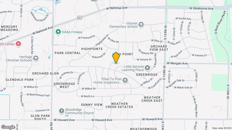 13060 W Brentwood Dr Map and Location Details