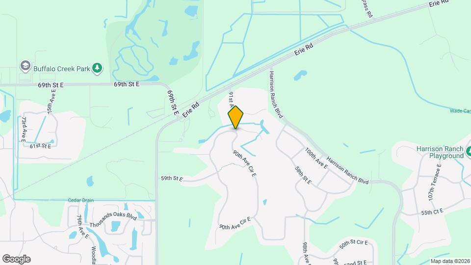 9315 90th Ave Cir E Map and Location Details