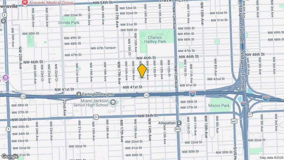 1443 NW 42nd St Map and Location Details