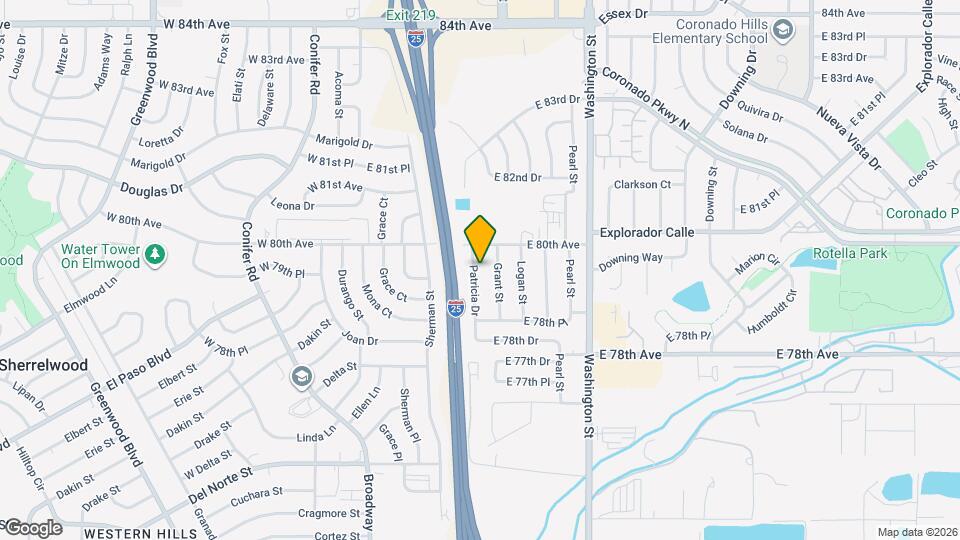 7950 Patricia Dr Map and Location Details
