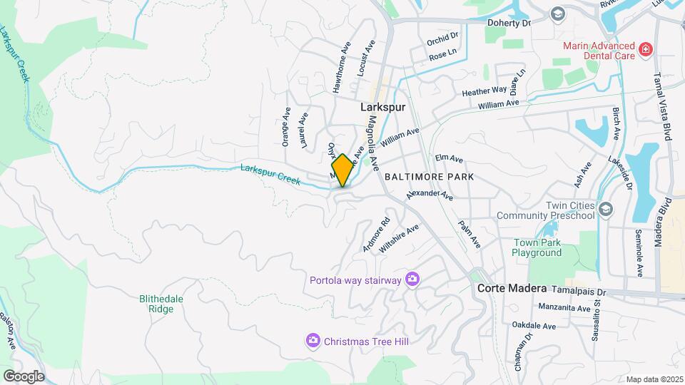 253 W Baltimore Ave Mapa y Detalles de la Ubicación